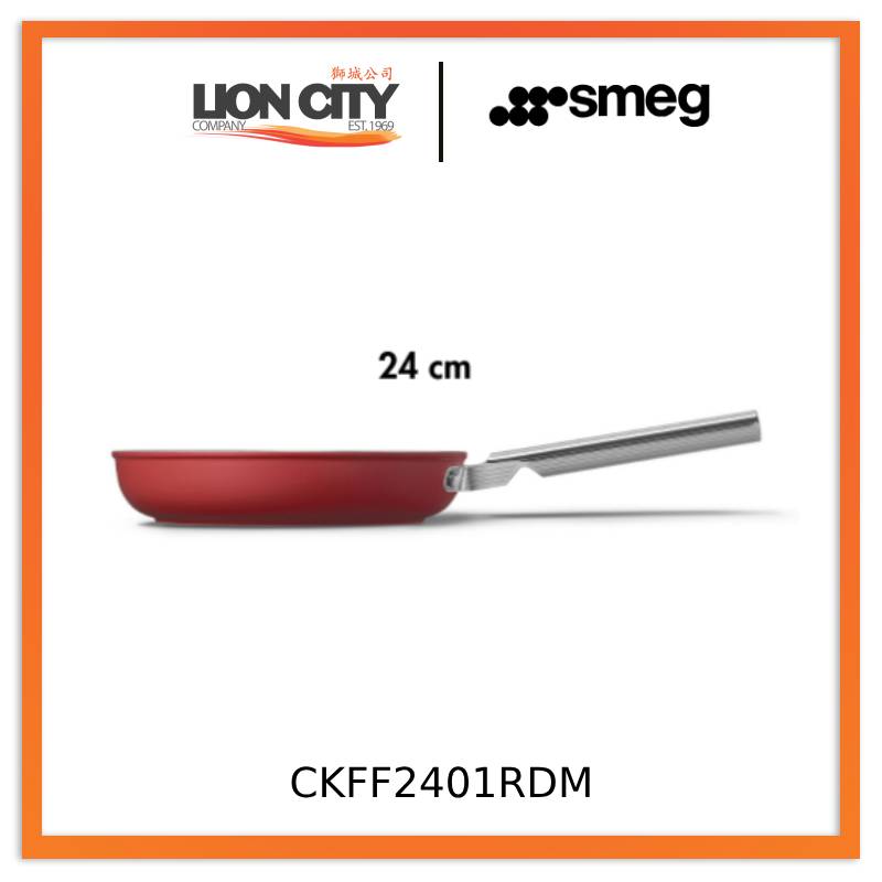 Smeg CKFF2401BLM/CRM/RDM Non-Stick Frying Pan Cookware  50's Style Aesthetic