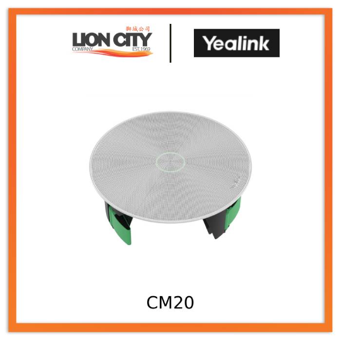 Yealink CM20 AI-Powered Beamforming Ceiling Microphone "Contact for Price"