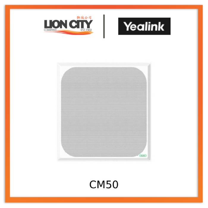 Yealink CM50 Premium Dante Beamforming Ceiling Microphone "Contact for Price"