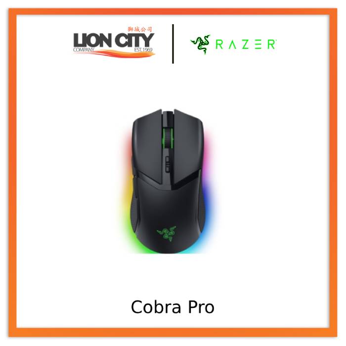 Razer Cobra Pro - Customizable Wireless Gaming Mouse with Razer Chroma™ RGB