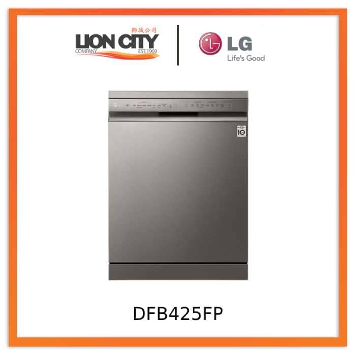 LG DFB425FP Front Control Smart Wi-fi Enabled Dishwasher with QuadWash™ and TrueSteam®