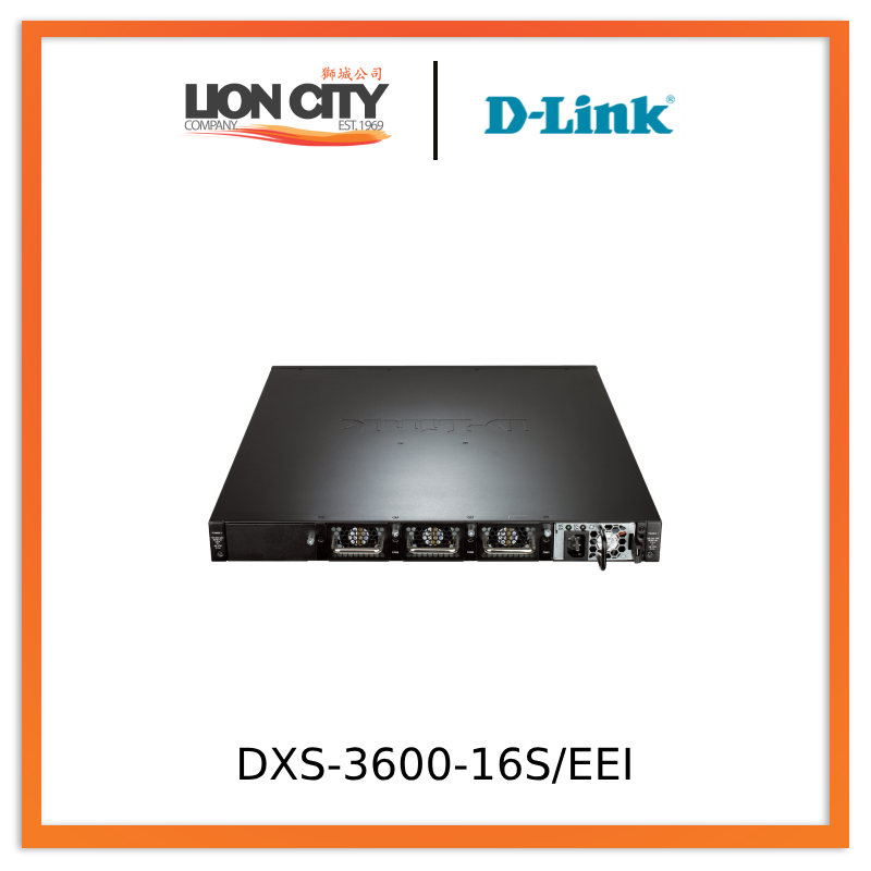 D-Link DXS-3600-16S/EEI 8-Port 10 Gigabit L2/L3 Managed Aggregation Switch