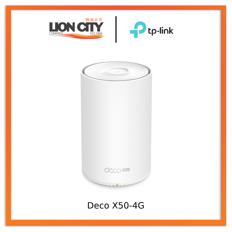 TP-Link Deco X50-4G AX3000 Whole Home Mesh WiFi 6 (1-Pack)