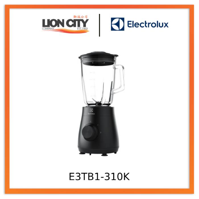 Electrolux E3TB1-310K 500 watt UltimateTaste 300 blender with 2 speeds
