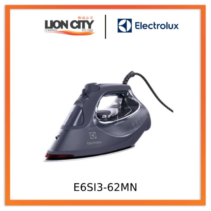 Electrolux E6SI3-62MN 2500 Watt Ultimate Care 500 Steam Iron - Lion City Company