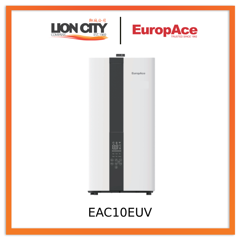 Europace EUREAC10EUV 9,500BTU Casement Aircon with UV Purification System