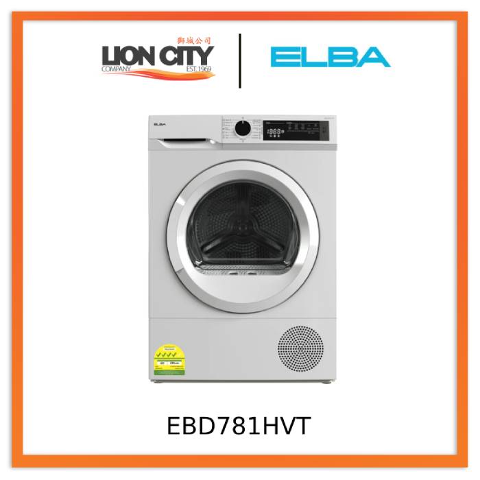 Elba EBD 781H VT 7kg Heat Pump Dryer EBD781HVT