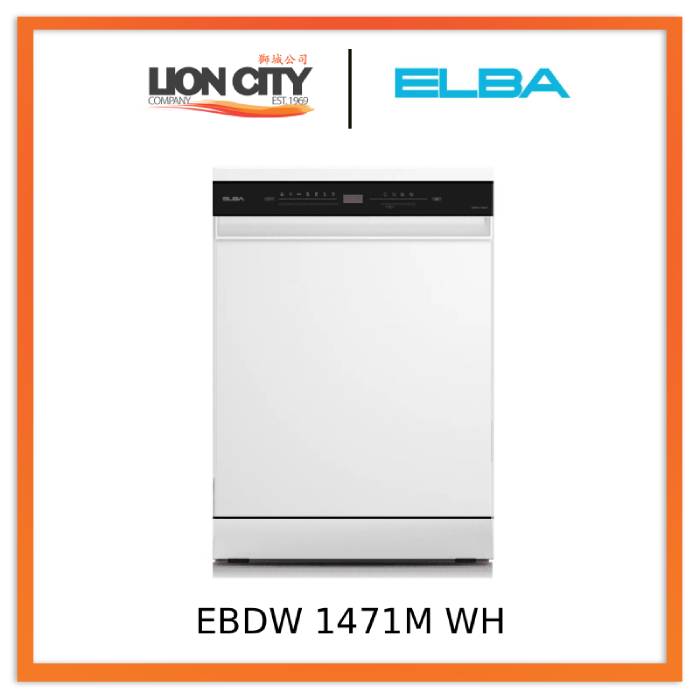 Elba EBDW 1471M WH Dishwasher