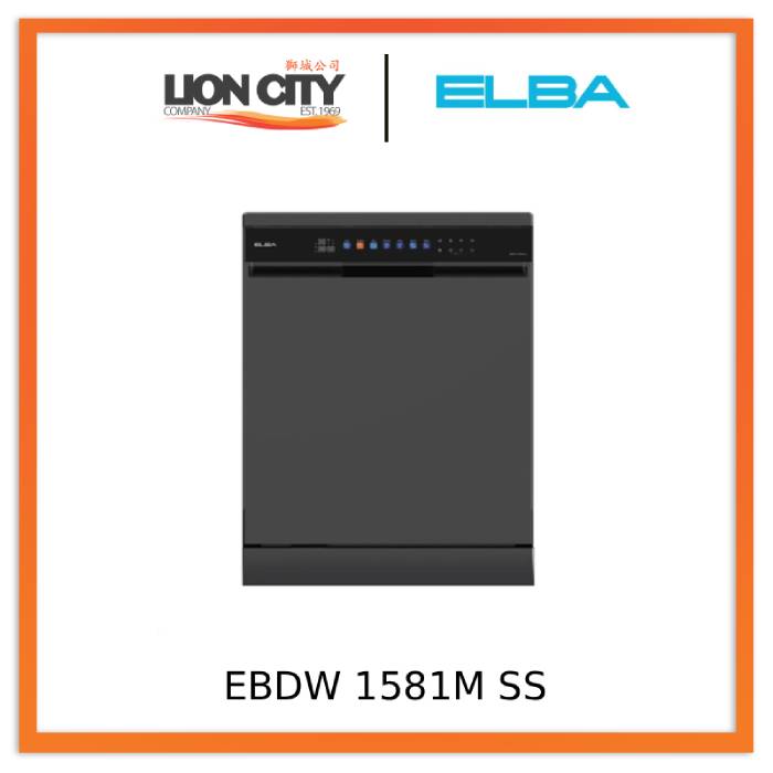 Elba EBDW 1581M SS Dishwasher