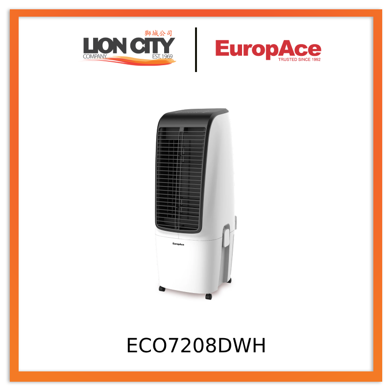 Europace ECO7208DWH 20L Air Cooler + Turbo Blower with Remote Control 2-in-1 Air Cooler & Turbo Blower, Honeycomb Filter & Large Water Tank