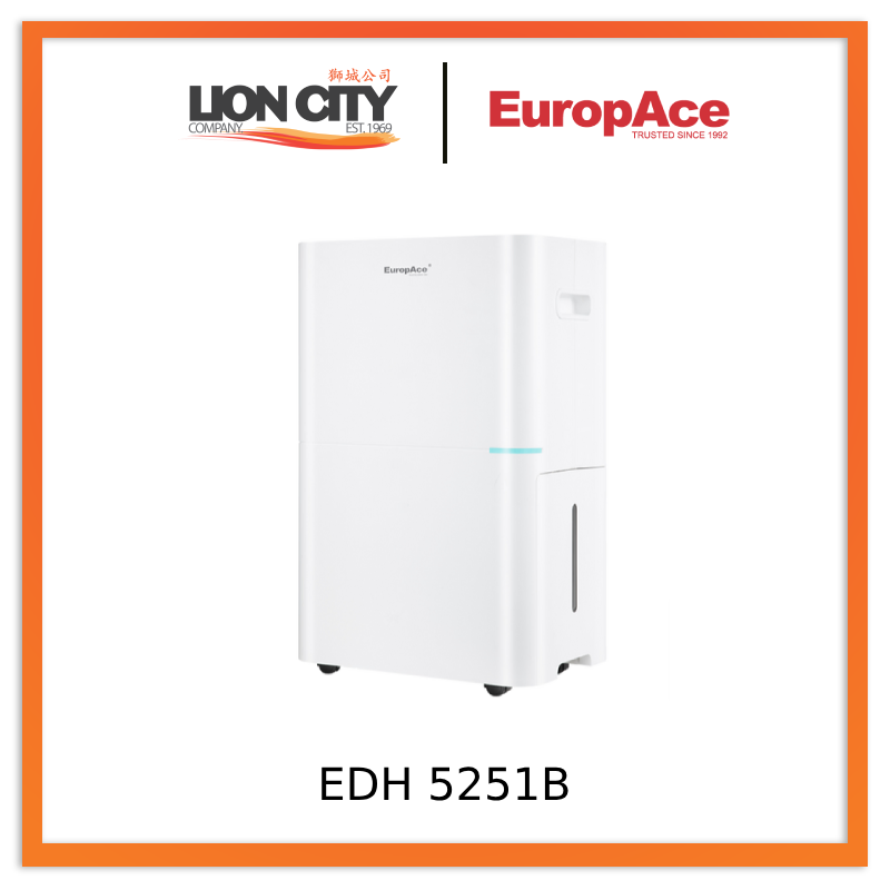 Europace EDH 5251B 4-IN-1 25L Dehumidifier with Air Purifier & Ionizer EDH5251BWH