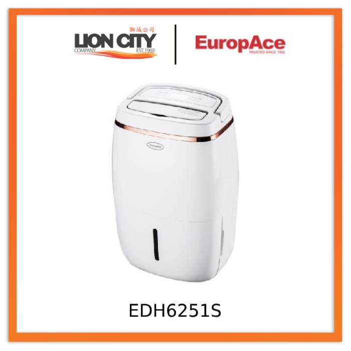 Europace EDH6251S 25L Dehumidifier w/ Air-Purifier w/ Laundry Mode