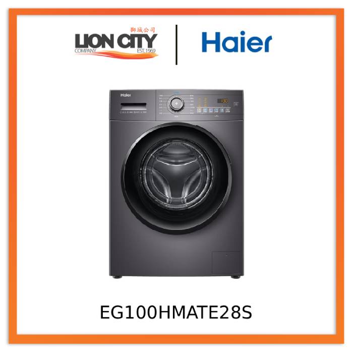 Haier 10kg EG100HMATE28S Ultra-Thin Fully Automatic Front Load Drum Washing cum Dryer Machine