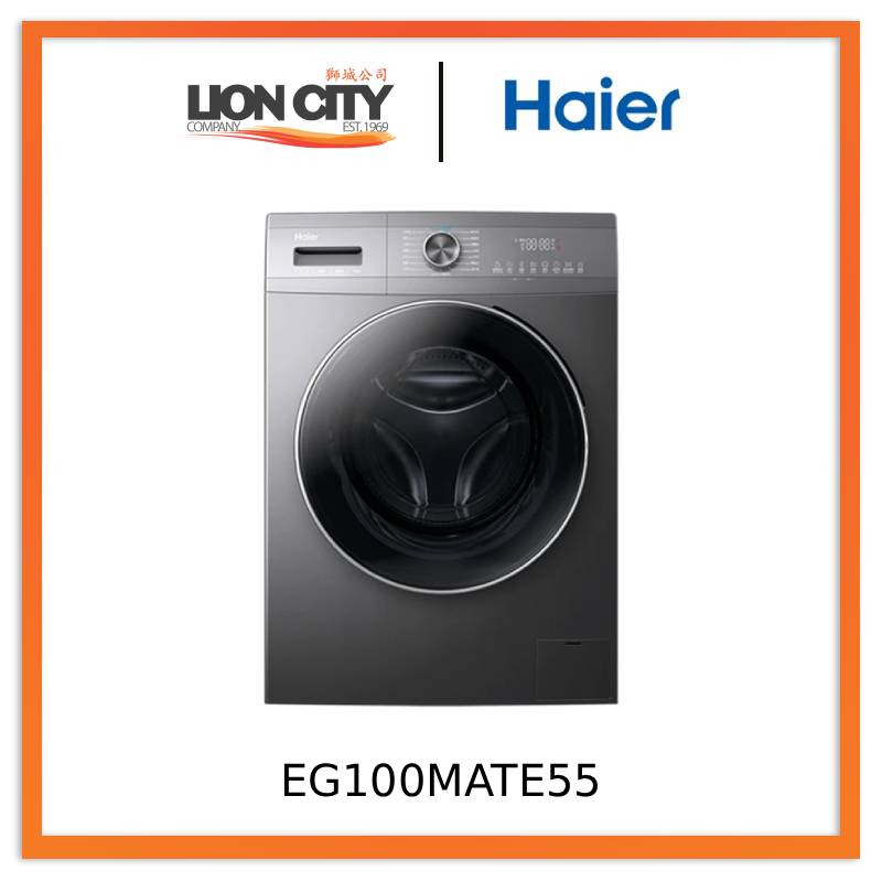 Haier EG100MATE55 10kg Ultra-Thin Fully Automatic Front Load Washing Machine