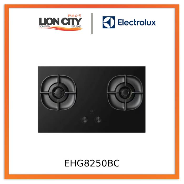 Electrolux EHG8250BC 80cm UltimateTaste 500 built-in gas hob with 2 cooking zones