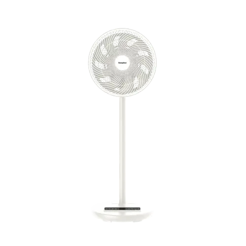 Europace ELF7128DWH/ELF7128DWD 12” Portable DC High Velocity Fan w Ambient Light (Power Bank Compatible), 3D Oscillation, Easy Clean
