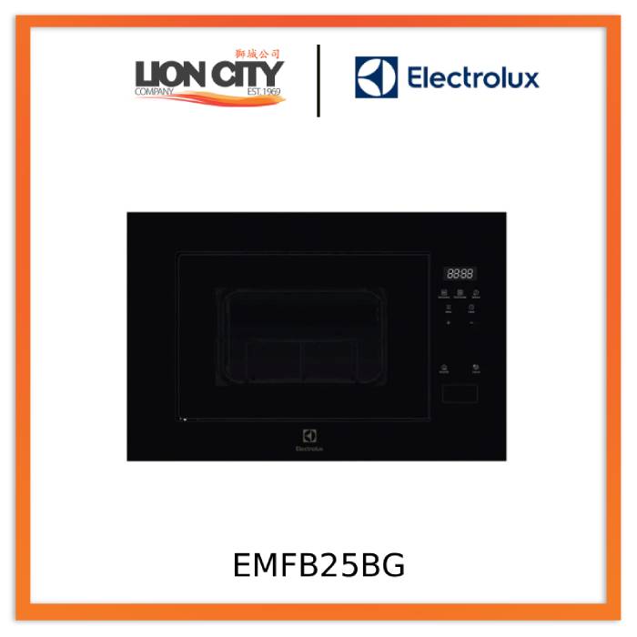 Electrolux EMFB25BG 600 Series Built-in Grill Microwave Oven with 25L Capacity