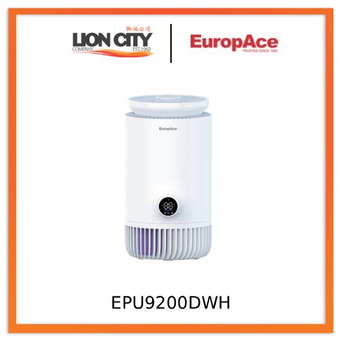 EuropAce EPU9200DWH W2 Smart Bionic Air Washer/ Air Circulating Fan (25m2 )