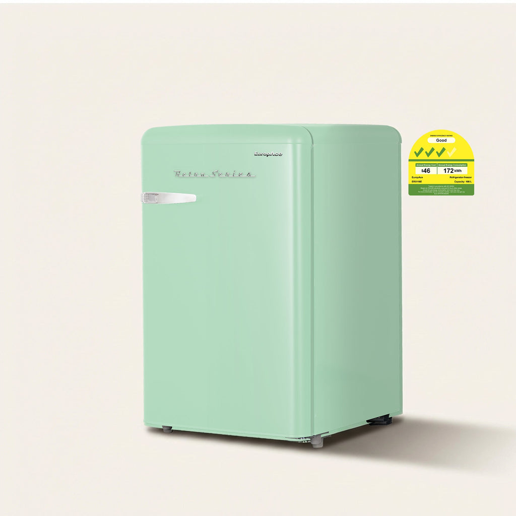 EuropAce 108L Retro 1-Door Fridge ER5118EGN
