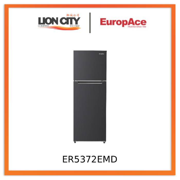 EuropAce ER5372EMD (Preorder) Lumine Series 334L Top Mount Fridge