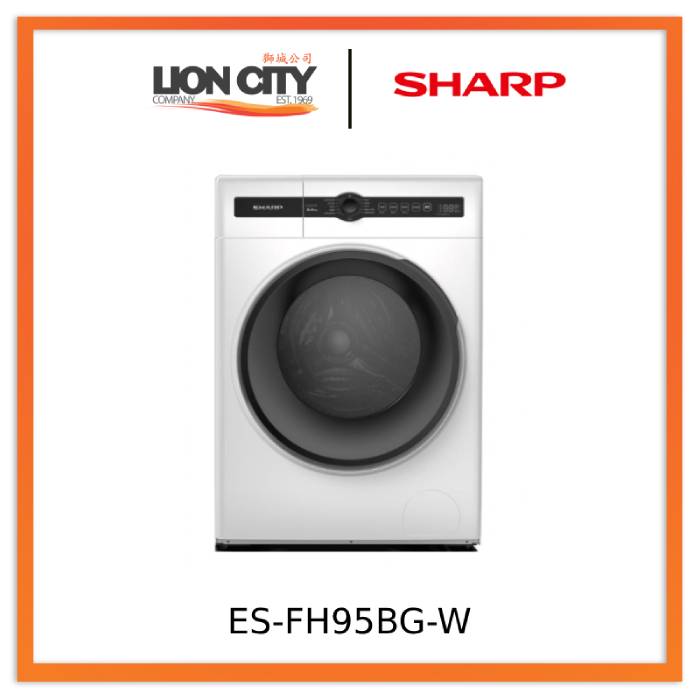 Sharp ES-FH95BG-W 9.5kg Front Load Washer