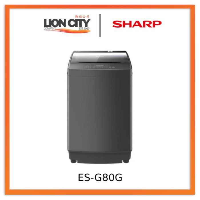 Sharp ES-G80G 8Kg Top Load Washer (3 Ticks)