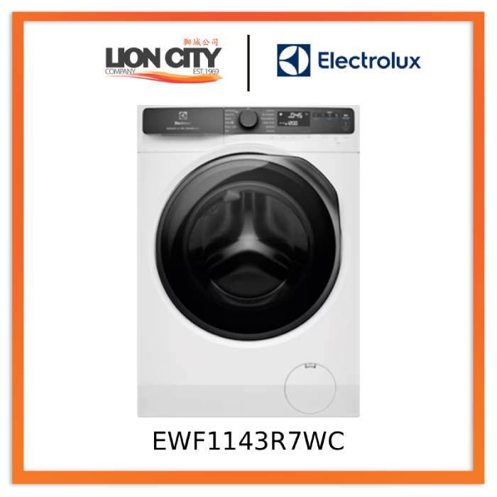Electrolux EWF1143R7WC 11kg UltimateCare 700 Front Load Washing Machine