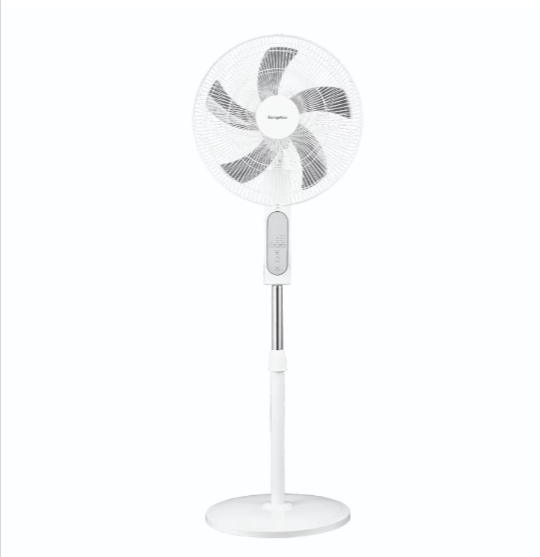 Europace ESF8187EDCR 18” Deluxe DC Stand Fan with Remote Quiet, Powerful, Energy-Efficient