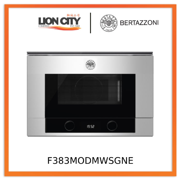 Bertazzoni F383MODMWSGNE / F383MODMWSX 60 x 38cm 3-function Microwave Oven - Lion City Company