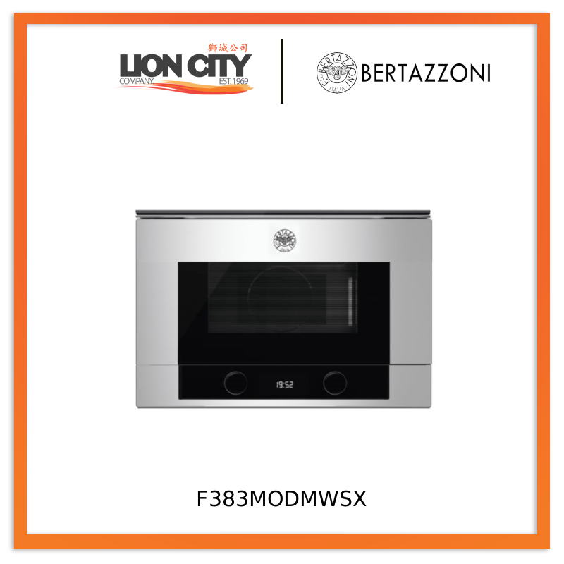 Bertazzoni F383MODMWSGNE / F383MODMWSX 60 x 38cm 3-function Microwave Oven
