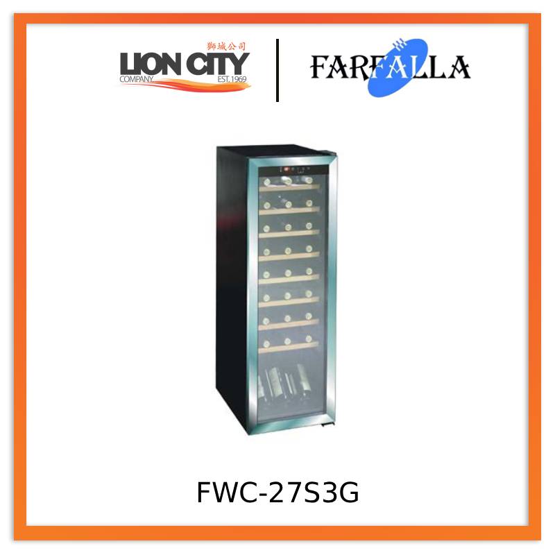 Farfalla FWC-27S3G 27 Bottles Wine Cooler 95L - Lion City Company
