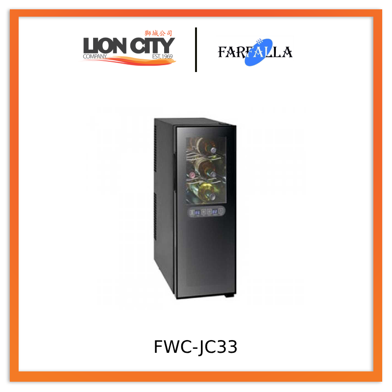 Farfalla FWC-JC33 Dual Temperature Wine Cooler 12 Bottles FWCJC33 - Lion City Company