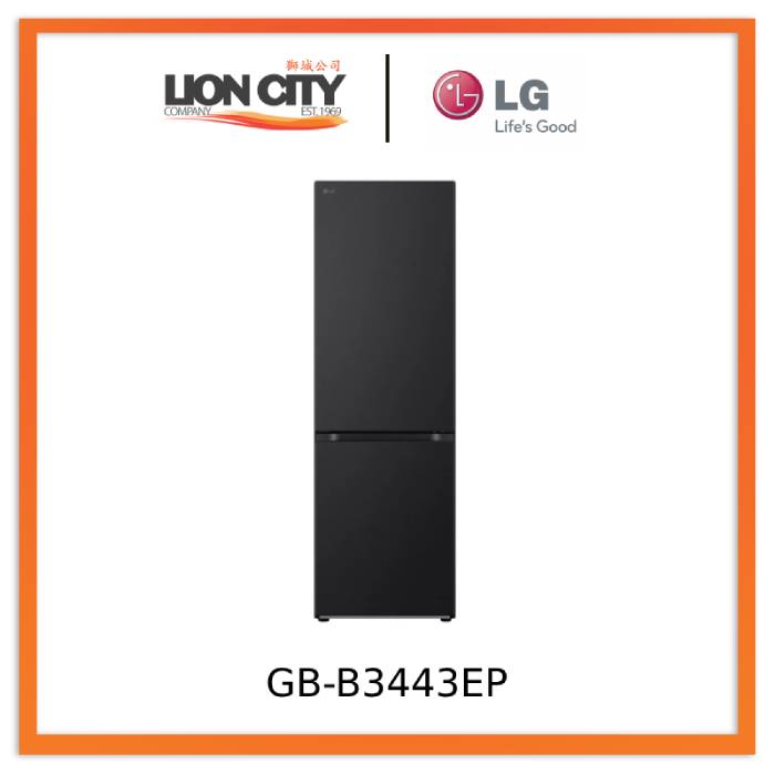 LG GB-B3443EP/GB-B3443PY 344L 2-Door Fridge