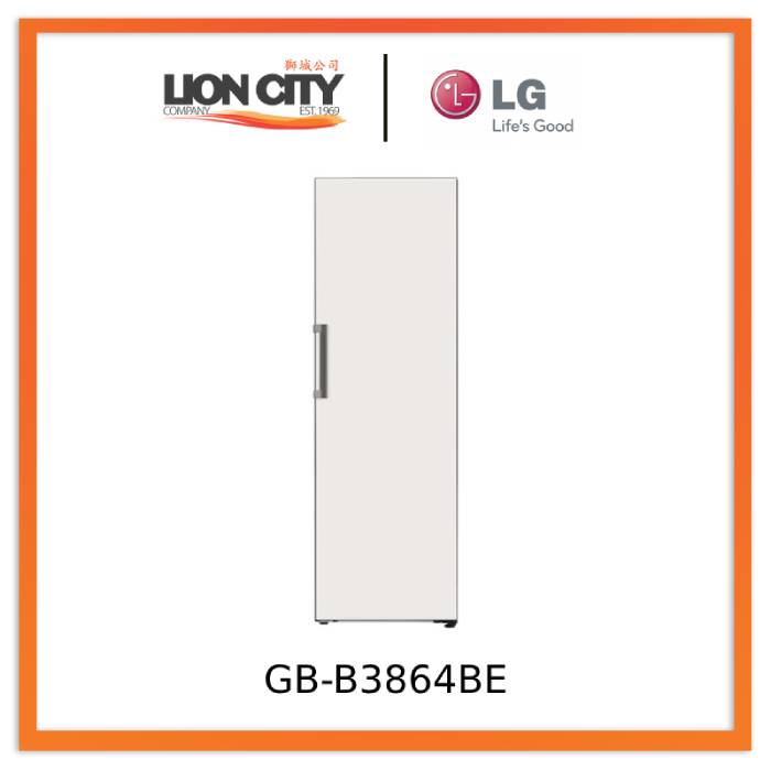 LG GB-B3864BE 386L 1-Door Fridge