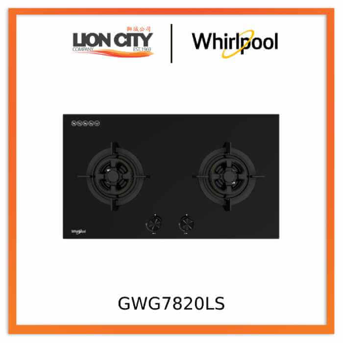 Whirlpool GWG7820LS 78cm 2-Burners Gas Hob (LPG)
