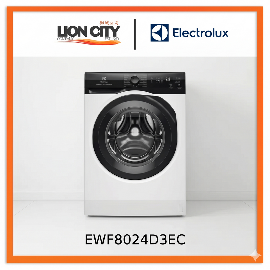 Electrolux EWF8024D3EC 8kg Ultimate Care 300 Front Load Washing Machine