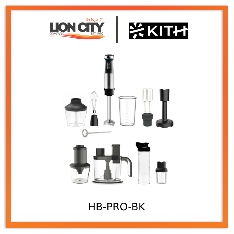 Kith HB-PRO-BK Hand Blender