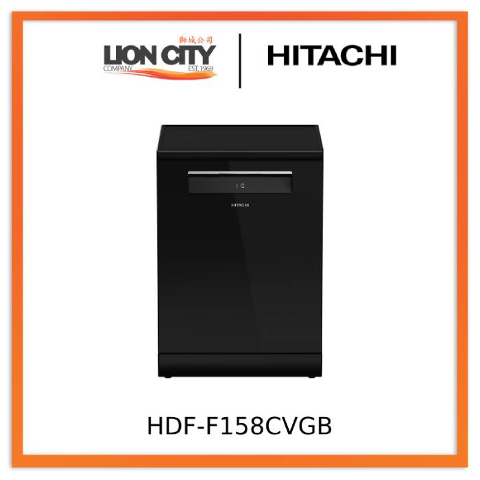 Hitachi HDF-F158CVGB Freestanding Dishwasher