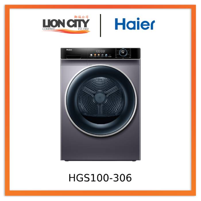 Haier HGS100-306 10kg Heat Pump Dryer 3pin local 1Yr Warranty Commercial Use