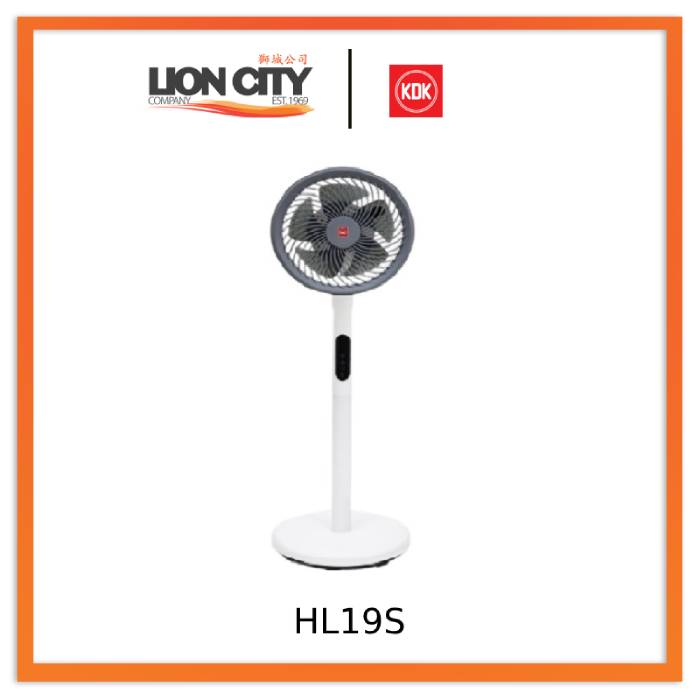 KDK HL19S DC Stand Fan 7.5" (19cm)