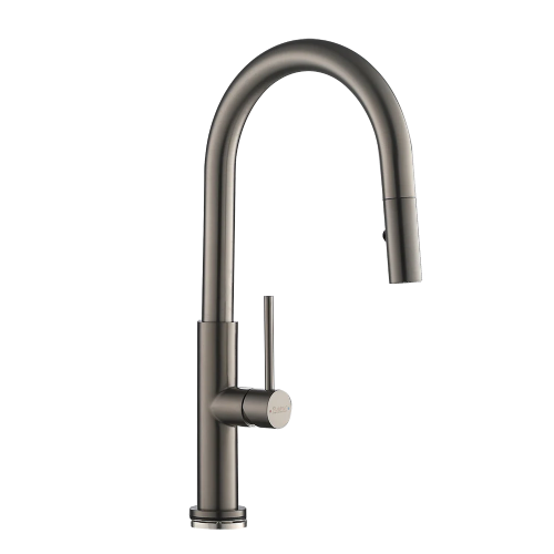 Rubine Inox Pull-Out Spray Sink Mixer Cold Tap Inox 7743PS GM