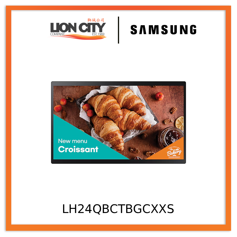 Samsung LH24QBCTBGCXXS 24" Digital Signage QB24C-T