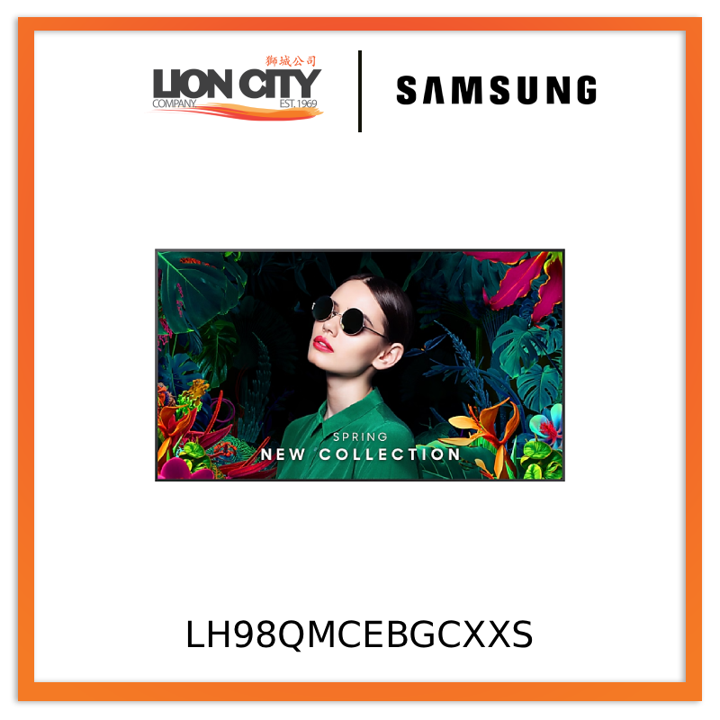 Samsung LH98QMCEBGCXXS 98” UHD Smart Signage QM98C
