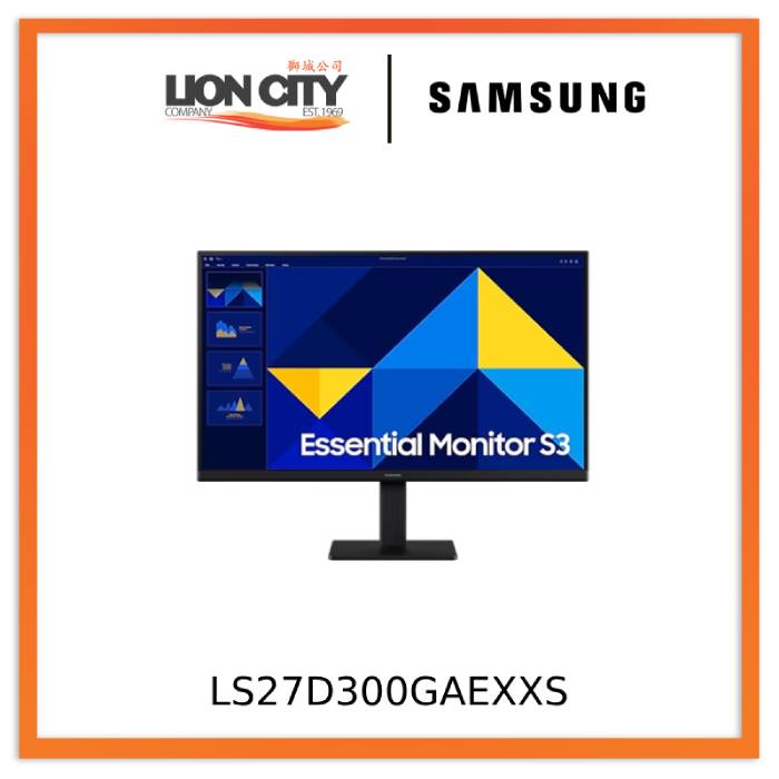 Samsung LS27D300GAEXXS 27" Essential Monitor S3 S30GD FHD