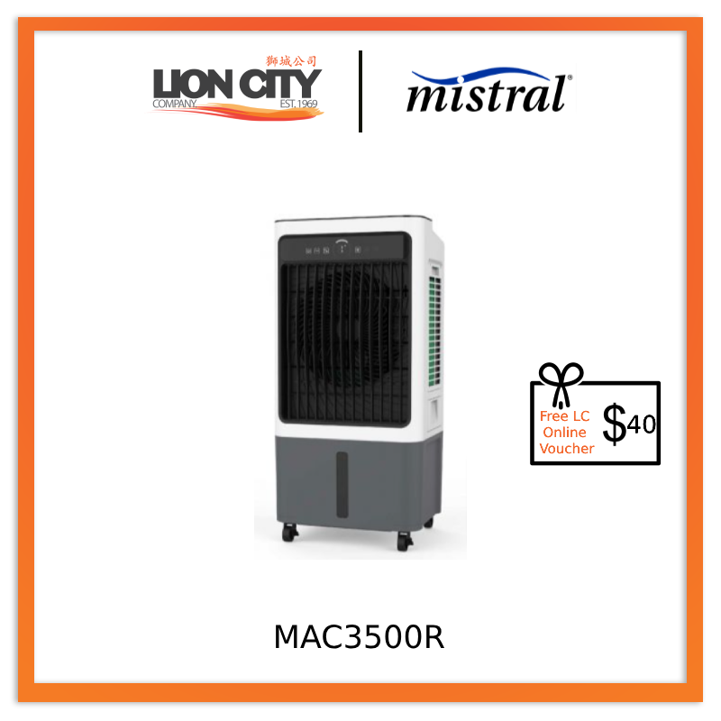 Mistral MAC3500R 35L Air Cooler with Remote Control