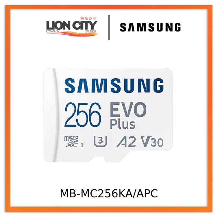 Samsung MB-MC256KA/APC EVO Plus microSD Card 256GB