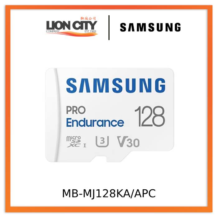 Samsung MB-MJ128KA/APC PRO Endurance microSD (128GB) - Lion City Company