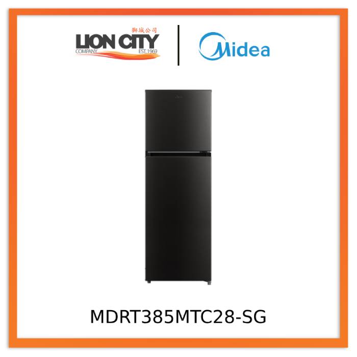 Midea MDRT385MTC28-SG/MDRT385MTC50-SG Top Mounted Fridge - 3 Tick - Lion City Company