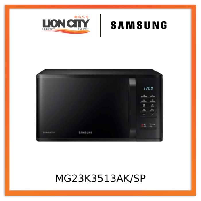 Samsung MG23K3513AK/SP, Grill Microwave Oven, 23L