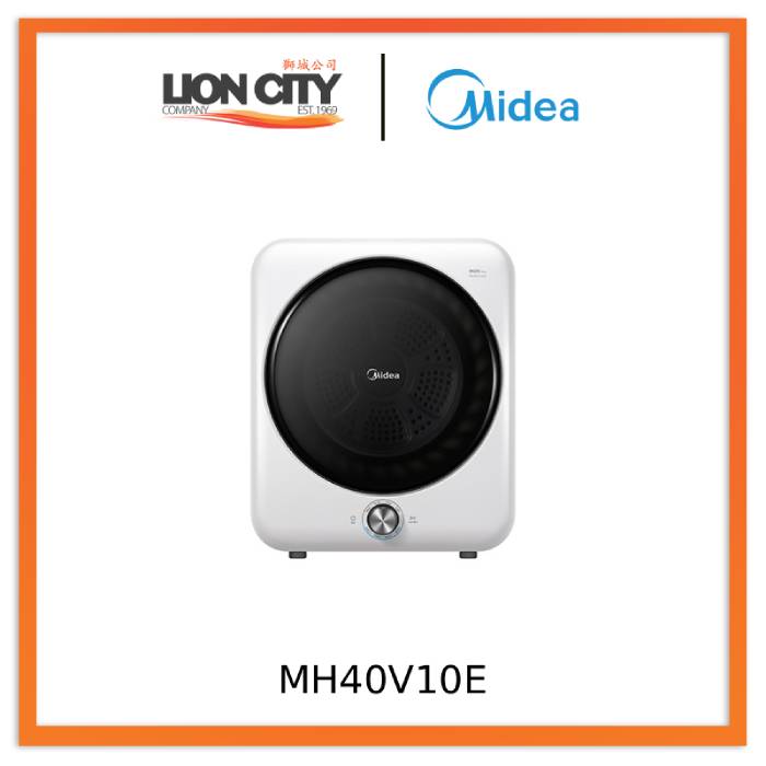 Midea MH40V10E 4kg Compact Full‑Automatic Drum Dryer – Fast, Anti‑Mite, Auto‑Dry for Babies